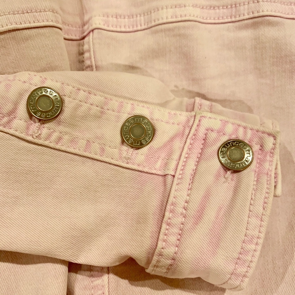 Pink Jean Jacket Spring Jacket S - Picture 4 of 5